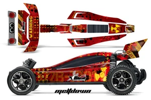 AMR Traxxas Bandit Vxl 4X4 Camion sans Brosse Buggy RC Graphique Décalque Kit - Photo 1/3