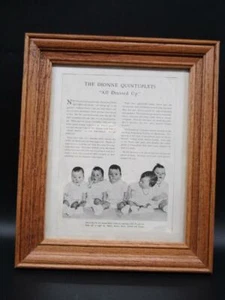 Vintage The Dionne Quintuplets Magazine Article - Picture 1 of 2