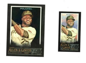 GREGORY POLANCO 2020 ALLEN & GINTER X BASE & MINI INSERT PITTSBURGH PIRATES - Picture 1 of 1
