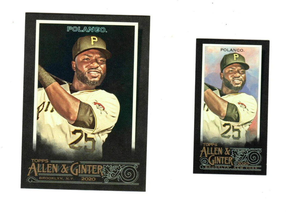 GREGORY POLANCO 2020 ALLEN & GINTER X BASE & MINI INSERT PITTSBURGH PIRATES - Image 1 of 1