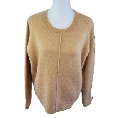 Suéter Pullover Topshop Tostado Confeti Suave Acogedor Tejido De Gran Tamaño Para Mujer Talla 2 Foto 1 de 4