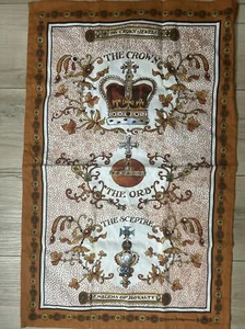 Emma Bridgewater Tea Towel Emblems Of Royalty - Bild 1 von 3