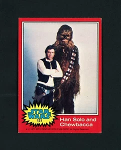 Han Solo and Chewbacca 1977 Topps Star Wars #121 NM - Picture 1 of 2