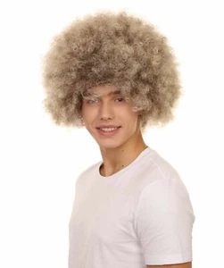 Super Size Jumbo Afro Brown Wig Halloween Cosplay Party Fancy Dress Hair HM-1139 - Picture 1 of 10