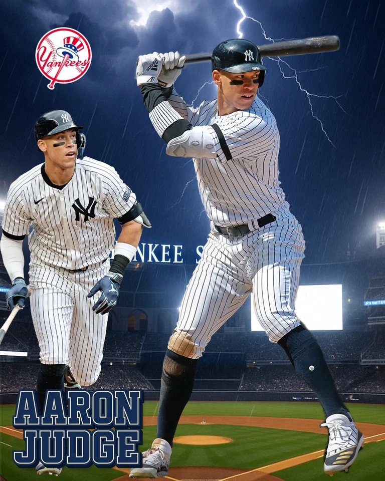 Aaron Judge New York Yankees  MLB 8x10 photo MVP All-Star - Image 1 of 1