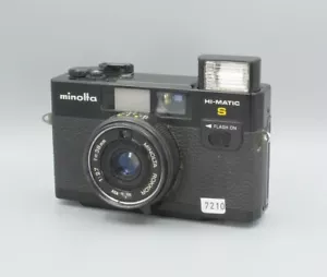 Minolta HiMatic S w/Rokkor f2.7 38mm Lens (7210) PARTS OR REPAIR ONLY - Picture 1 of 6