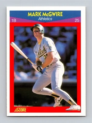 Mark McGwire 1990 Score 100 Superstars #25 NM+ - Image 1 of 2
