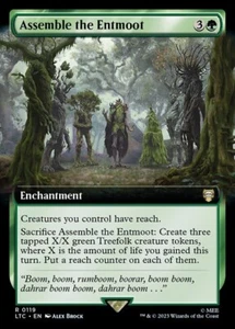 MTG - (Extended Art) ASSEMBLE THE ENTMOOT - Lord of the Rings Co (R) - Picture 1 of 1
