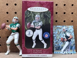 Hallmark Keepsake NFL Ornaments Joe Namath Collector Series with Card NY Jets - Bild 1 von 8