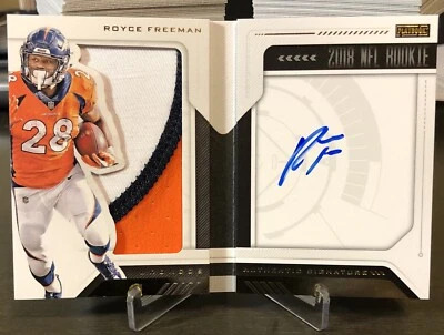 2018 Panini Playbook Royce Freeman Playbook RPA /99 RC - Image 1 of 2