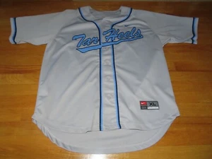 90s Nike NORTH CAROLINA TAR HEELS Button-Down XL Baseball Jersey MICHAEL JORDAN - Bild 1 von 7
