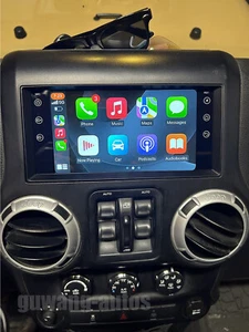 For Jeep Wrangler 2007-2017 Apple Carplay Car Stereo Radio Android13 Navi GPS - Picture 1 of 14
