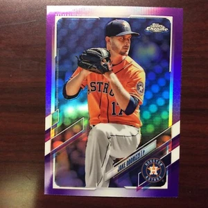 Topps 2021 cromo USC21 púrpura Jake Odorizzi Houston Astros - Imagen 1 de 2