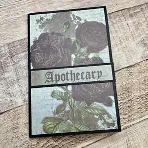 Creepy Apothecary Halloween Handmade Photo Album Scrapbook - Picture 1 of 7