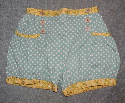 Pantalones Cortos Matilda Jane (Camp MJC) Verde Pulgar Burbuja - Talla 10 - Usados en Excelente Condición Foto 1 de 4