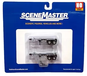 HO Scale Walthers SceneMaster 949-4503 schwarz 20' Containergehäuse 2er-Pack - Bild 1 von 4