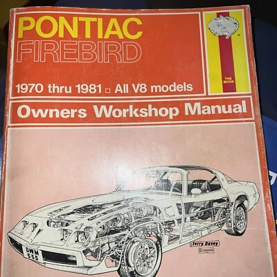 Pontiac Firebird 1970-1981, todos los modelos V8 manual de taller del propietario Haynes 555 Foto 1 de 4