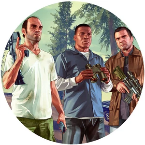 Tortenaufleger Geburtstag Party Tortenbild Fondant - Oblate GTA 5 P7 - Bild 1 von 1