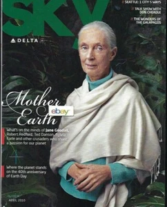 DELTA AIRLINES SKY MAGAZIN 4/2010 MOTHER EARTH AUSGABE JANE GOODALL-R.REDFORD - Bild 1 von 1