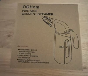 OGHom OMG-HL6 Steamer Clothes Fabric Steam Iron 240ml Portable Mini Travel Size - Picture 1 of 3