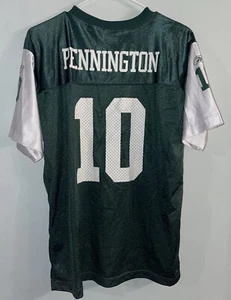 New York Jets CHAD PENNINGTON NFL Throwback Reebok Jersey Youth Boys SZ XL - Picture 1 of 9