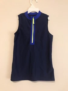 NWOT J Crew Crewcuts Kids Rash Guard Size 6-7 Navy Blue UPF 50+ - Picture 1 of 3