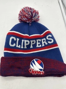 De Colección San Diego Clippers Sombrero Gorro Gorra Puño Pom Baloncesto Madera Dura Clásicos - Imagen 1 de 12