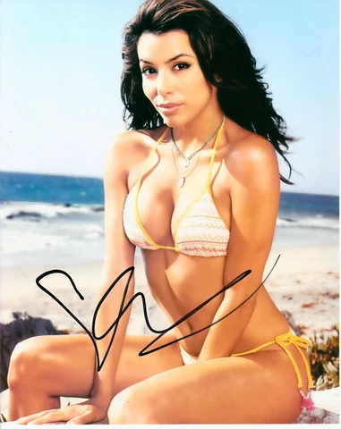 EVA LONGORIA SIGNED SEXY PHOTO UACC REG 242 (3) Cover
