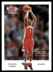 2000-01 Basketball Card DerMarr Johnson Rookie 0132/1999 Atlanta Hawks #215
