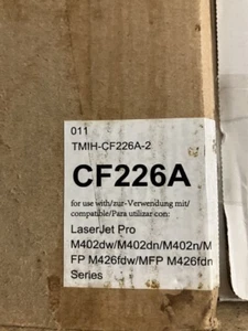 2 Stück Schwarz Tonerkartusche CF226A 26A für HP LaserJet Pro MFP M426 M426dw M426fdn - Bild 1 von 2