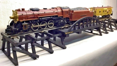 O Scale Bridge with Trestle | 30" Long Miniature Train & Railroad Scenery - Image 1 of 4