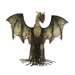 Halloween Express Animated Dark Forest Dragon Halloween Decoration - Size 7 ft - Picture 1 of 1