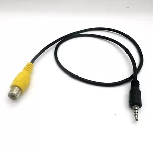 2,5 mm Stereo Stecker auf Cinch Buchse Adapter für GPS AV-in Konverter Video Kabel - Bild 1 von 6