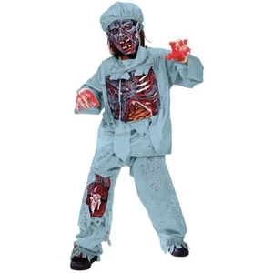 Fun World Zombie Doctor Living Walking Dead Flesh Eater Children Costume Size L - Picture 1 of 6
