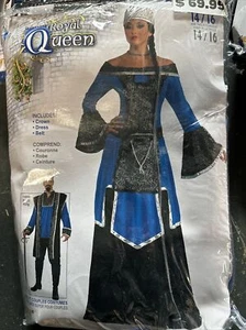 Forum Novelties Costume Women's Royal Queen Costume, OSFM 14/16 - Picture 1 of 3