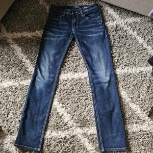 Silver Jeans Size 29 Waist 34 Length Allan Bootcut Dark Wash Low Rise Long Leg - Picture 1 of 14