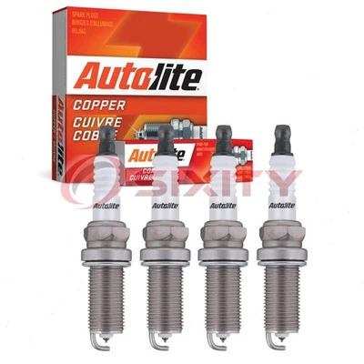 4 pc Autolite Copper Core Spark Plugs for 2010-2013 Kia Forte 2.0L 2.4L L4 cp - Image 1 of 4