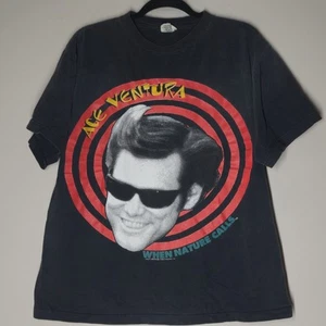Camiseta De Colección Ace Ventura 1995 When Nature Calls Jim Carrey Talla Grande Comedia - Imagen 1 de 6