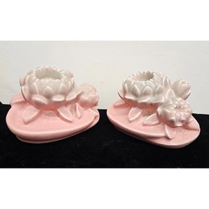 Sujetalibros Rookwood Pottery Pink Lotus - Imagen 1 de 20
