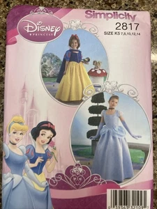 Schneewittchen & Aschenputtel - Mädchen - Disney Simplicity Muster - Gr. 7-14 - NEU - Bild 1 von 8