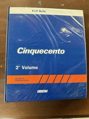 MANUALE DI OFFICINA FIAT CINQUECENTO 2 VOLUME - Immagine 1 di 2
