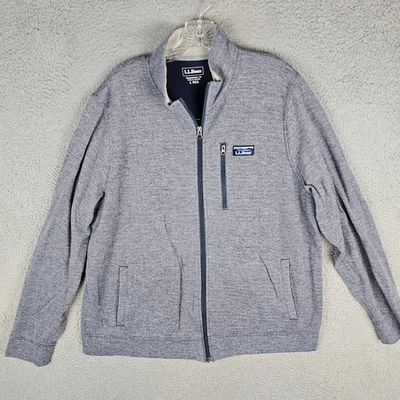L.L.Bean Sweater Mens Large Stretch Pique Traditional Fit 1/4 Zip 513823 - Image 1 of 4