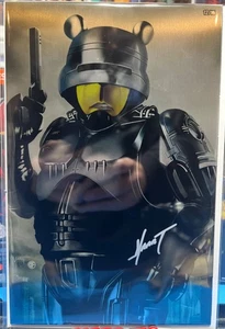 Do You Pooh? Robopooh Robocop signiert Auto Marat Mychaels 24/30 9,4 fast neuwertig Comic - Bild 1 von 3