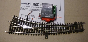 Innenbogenweiche re. Tillig 83363, incl. UF Antrieb , TT - Bild 1 von 1