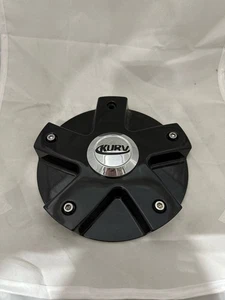 KURV Twisted Gloss Black Wheel Center Cap PD-CAP60-P5143 PD-CAPSX-P5143 - Picture 1 of 2