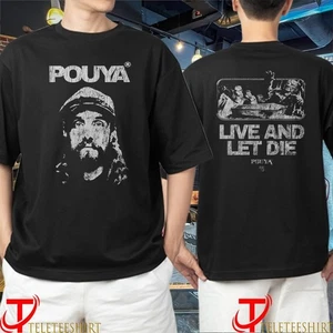 Pouya Live And Let Die Coffin Face T-shirts - Picture 1 of 3