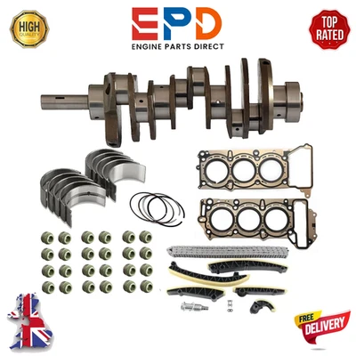 FOR FITS MERCEDES-BENZ OM642 3.0 ENGINE CRANKSHAFT WITH ENGINE REBUILD KIT NEW - Image 1 of 4
