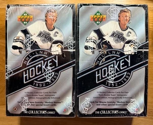 Lot Of 2 1992-93 Upper Deck NHL-LNH Hockey The Collectors Choice Factory Sealed - Bild 1 von 5
