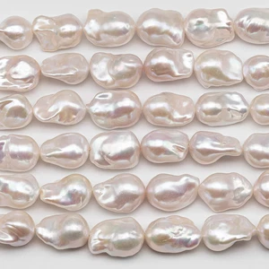 AAA 13-16mm Baroque Pearl with Smooth Surface and Amazing Luster, Freshwater Fl - Picture 1 of 5
