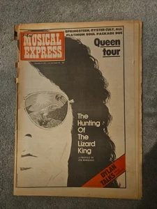 NME New Musical Express September 27th 1975 Jim Morrison Cover Queen Tour - Foto 1 di 12